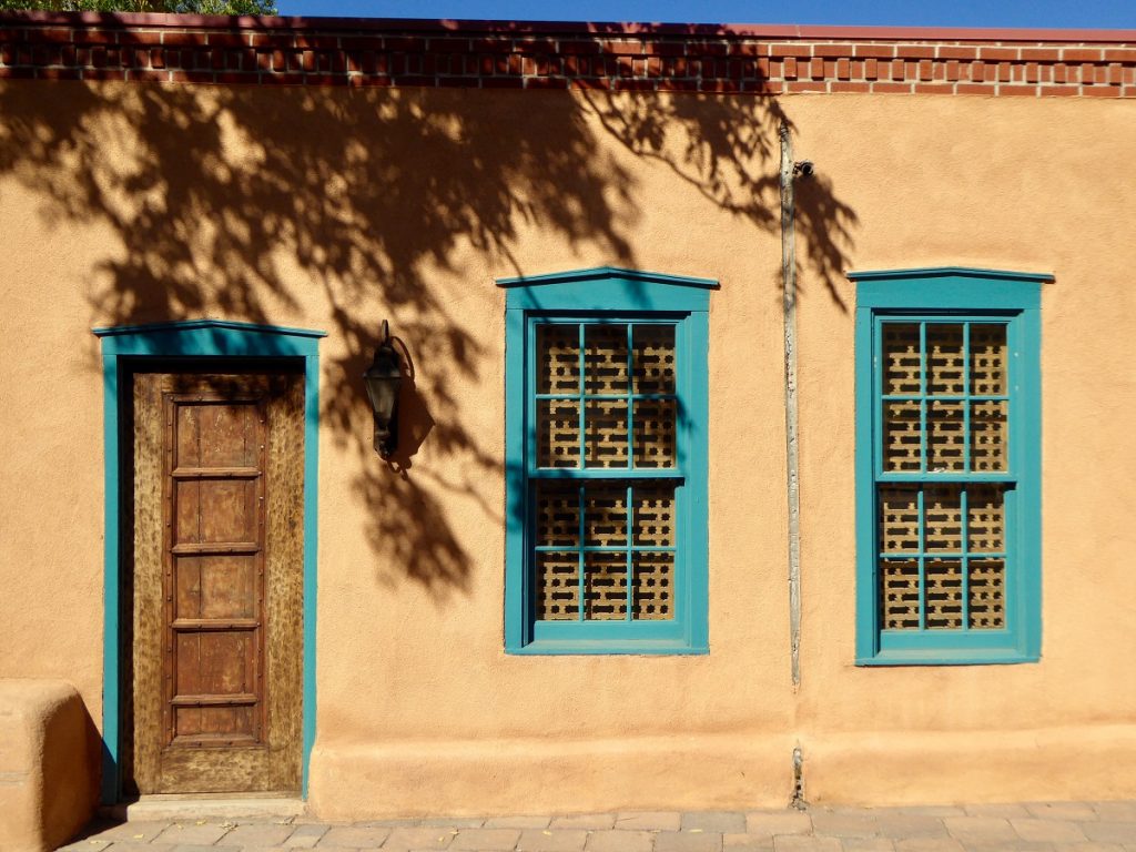 facciata case pueblos new mexico