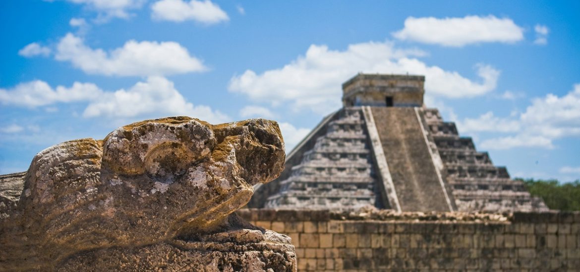 chichen itza. primo viaggi in messico